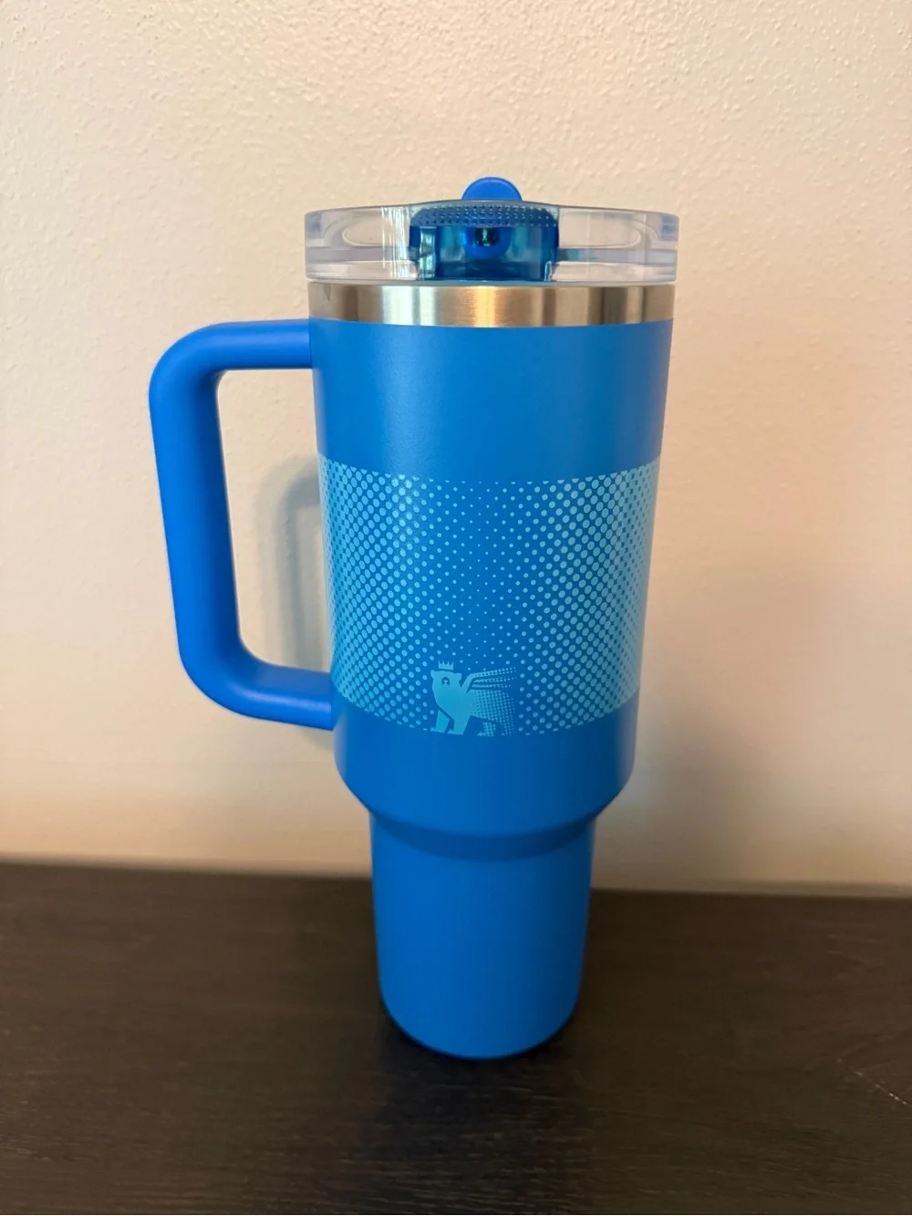 NWOT Stanley Cup Quencher Pro Tour Flip Straw Tumbler 40 oz Azure Blue - Picture 3 of 6